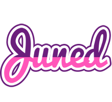 Juned cheerful logo