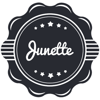 Junette badge logo