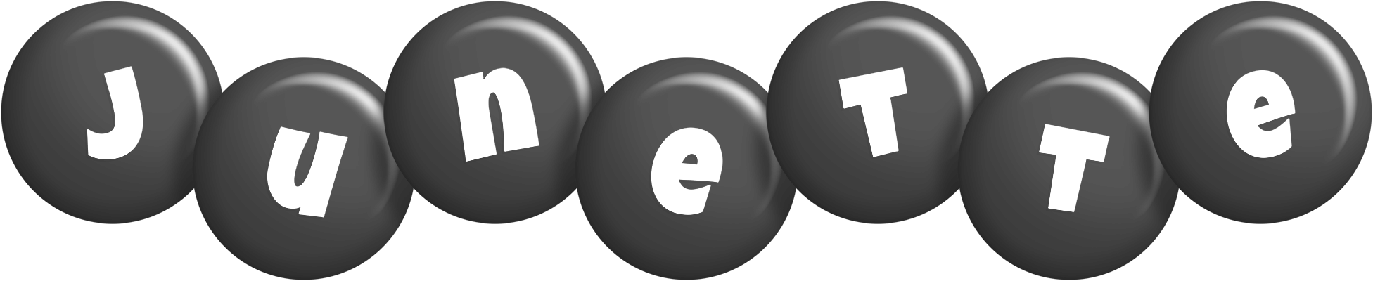 Junette candy-black logo