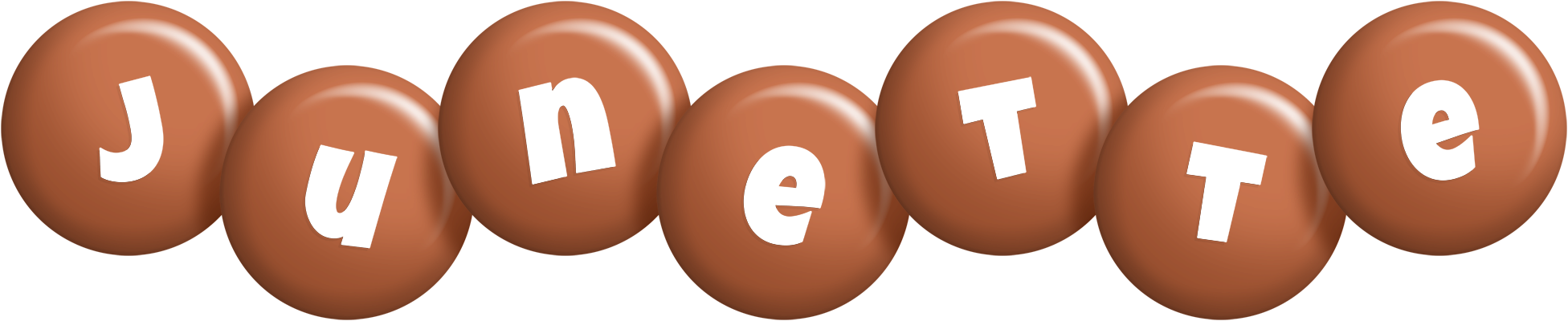 Junette candy-brown logo