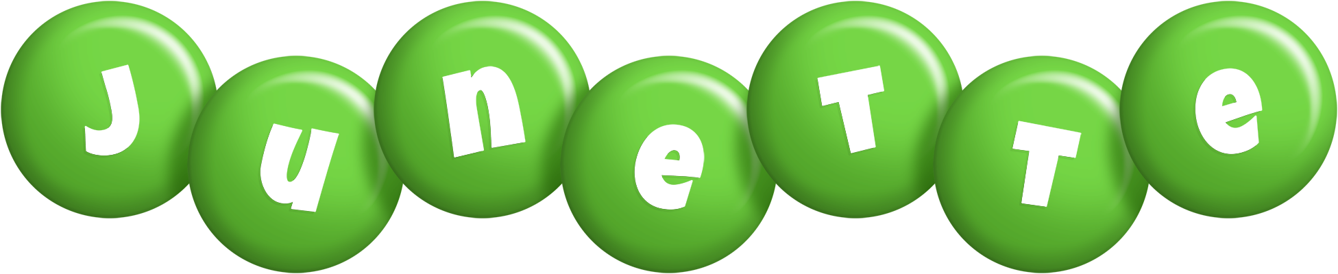 Junette candy-green logo