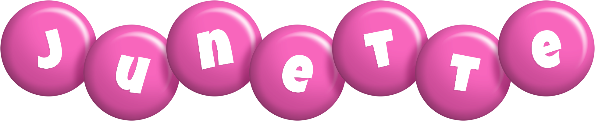 Junette candy-pink logo
