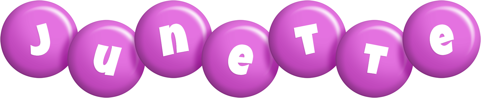 Junette candy-purple logo