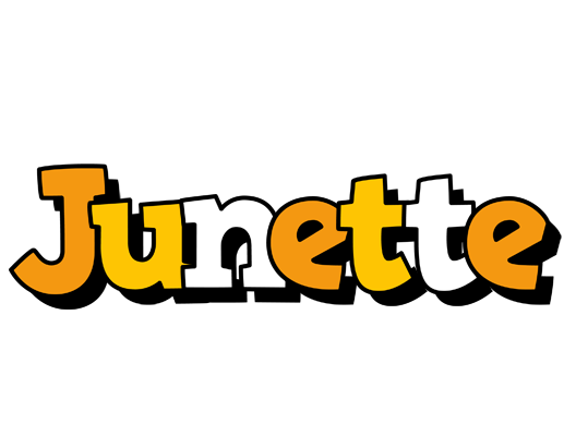 Junette cartoon logo