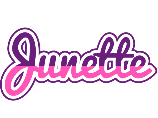 Junette cheerful logo