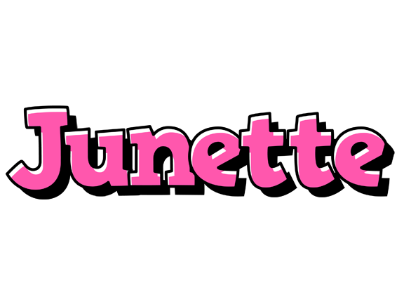 Junette girlish logo