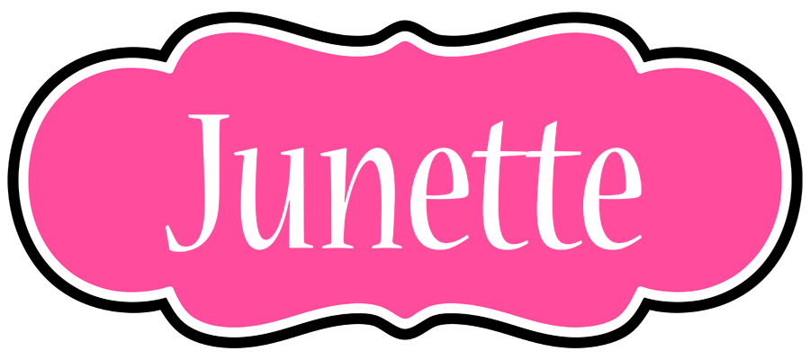 Junette invitation logo