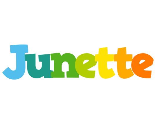Junette rainbows logo