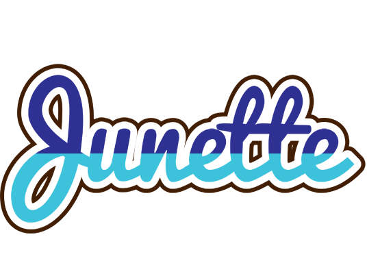 Junette raining logo