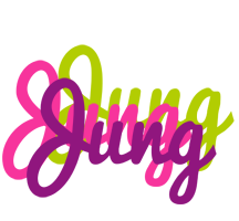 Jung flowers logo