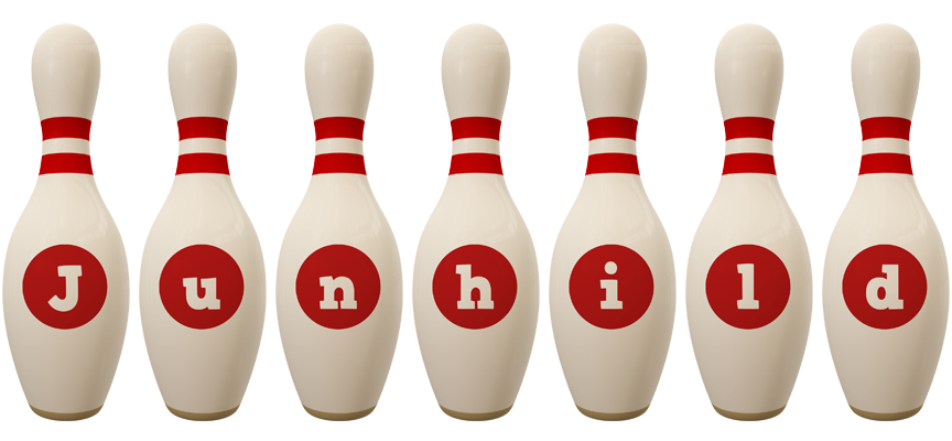 Junhild bowling-pin logo