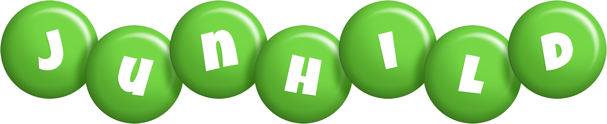 Junhild candy-green logo