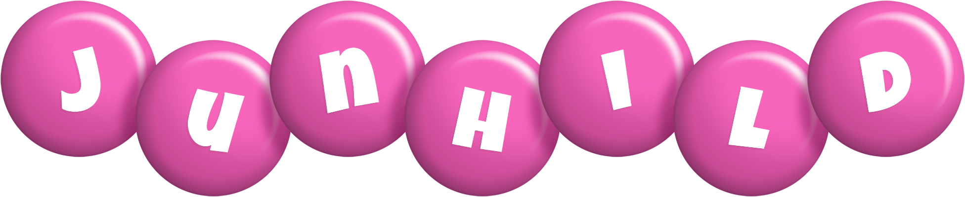 Junhild candy-pink logo
