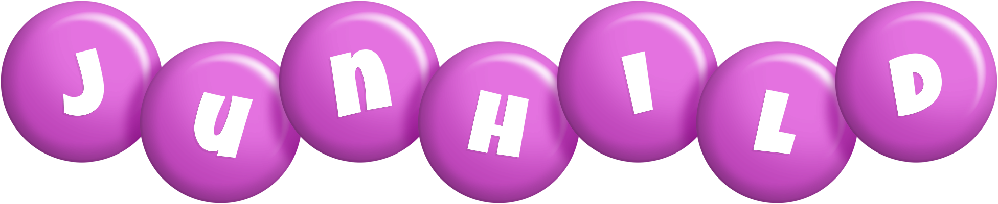 Junhild candy-purple logo