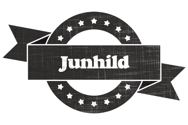 Junhild grunge logo