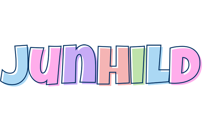 Junhild pastel logo