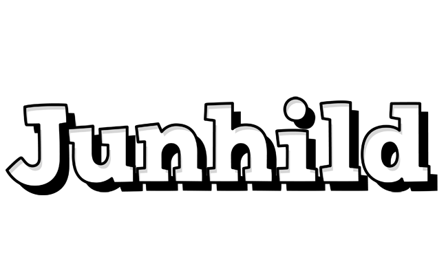 Junhild snowing logo