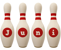 Juni bowling-pin logo