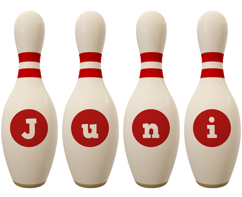 Juni bowling-pin logo