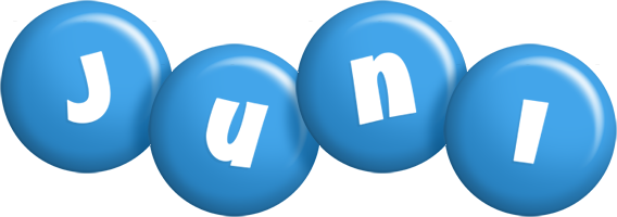 Juni candy-blue logo