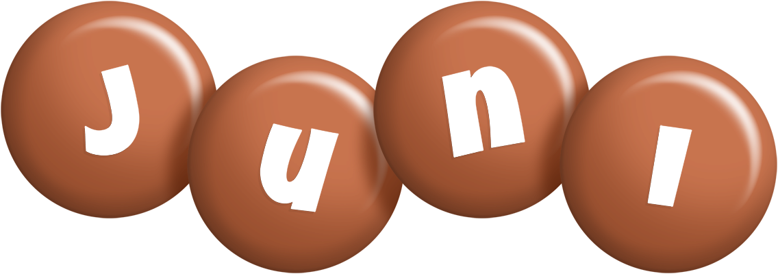 Juni candy-brown logo