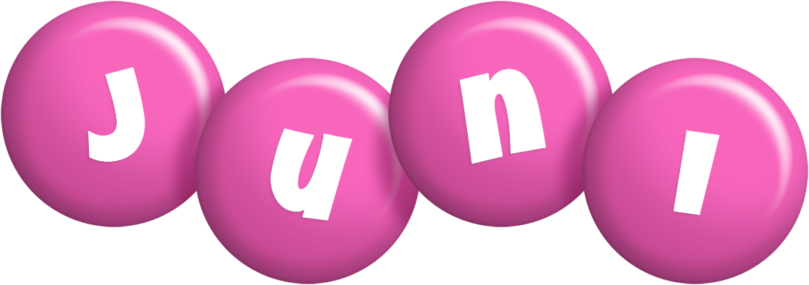 Juni candy-pink logo