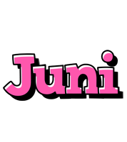 Juni girlish logo