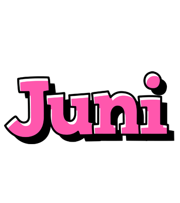 Juni girlish logo