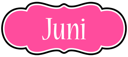 Juni invitation logo