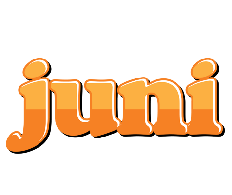 Juni orange logo