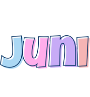 Juni pastel logo