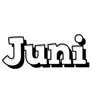 Juni snowing logo