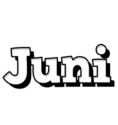 Juni snowing logo