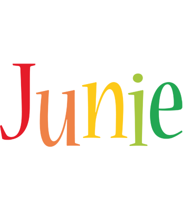 Junie birthday logo