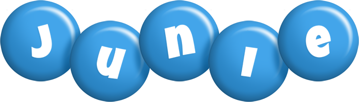 Junie candy-blue logo