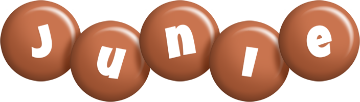 Junie candy-brown logo