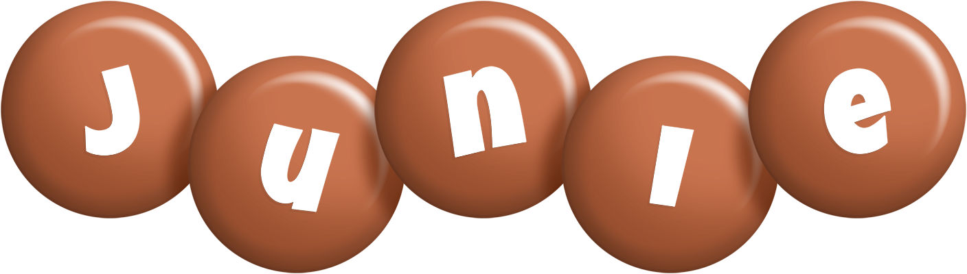 Junie candy-brown logo