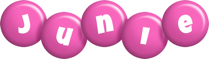 Junie candy-pink logo