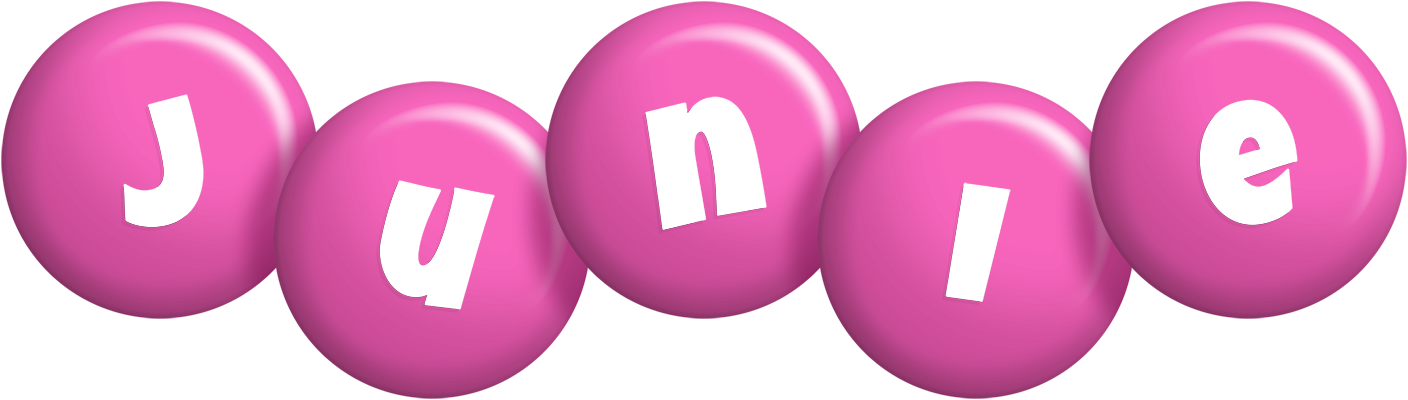 Junie candy-pink logo