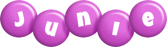 Junie candy-purple logo