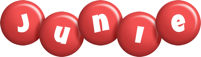 Junie candy-red logo