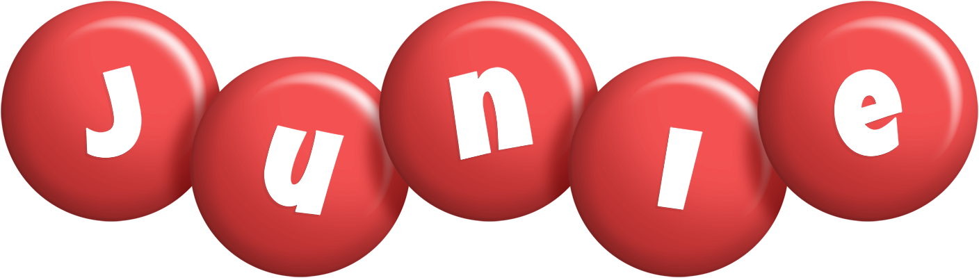 Junie candy-red logo