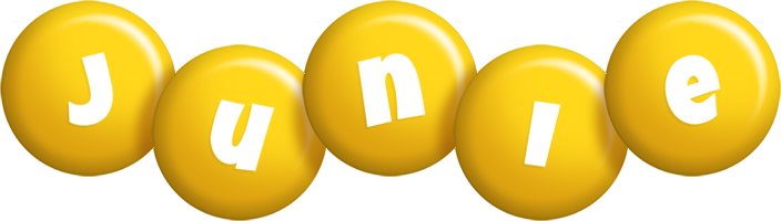 Junie candy-yellow logo