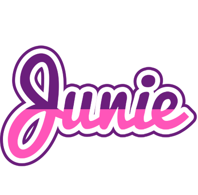 Junie cheerful logo
