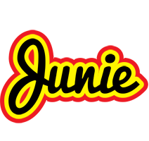Junie flaming logo