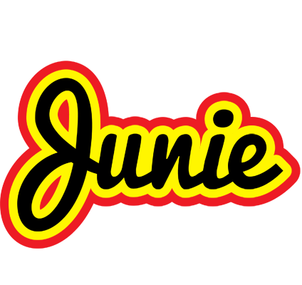 Junie flaming logo