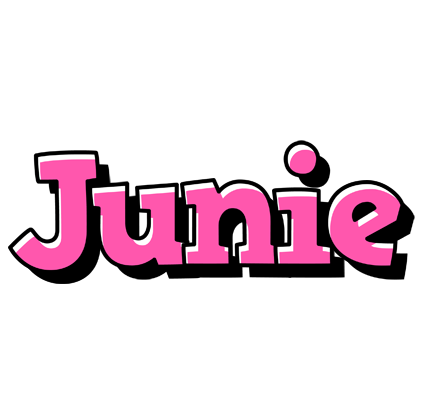 Junie girlish logo
