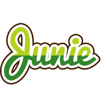 Junie golfing logo