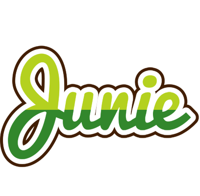Junie golfing logo