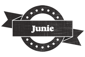 Junie grunge logo